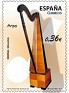 Spain - 2012 - Musical Instruments - 0,36 â‚¬ - Multicolor - Spain, Musica, Arpa - Edifil 4709 - Musical Instruments  "Harp " - 0